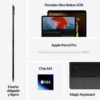 ipad pro 11″ apple wi fi + celular 256gb standar glass silver mvw23le a