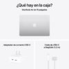macbook air 15″ apple m4 cpu 10core gpu 10core, 512gb ssd, 16gb ram silver – mw1h3le a