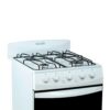 cocina escorial palace cristal blanca gas licuado color blanco