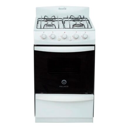 Cocina a gas | ESCORIAL | PALACE CRISTAL LX S2 | 4 hornallas blanca
