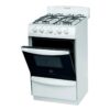cocina escorial palace cristal a gas natural 4 hornallas blanca 220v puerta con visor 50l