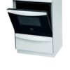 cocina escorial palace cristal a gas natural 4 hornallas blanca 220v puerta con visor 50l