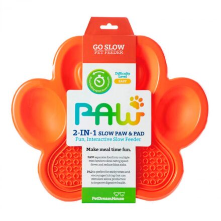 Producto | PetDreamHouse | Paw 2 in 1 | comedero lento y lick pad
