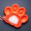 petdreamhouse paw 2 en 1 alimentador lento y almohadilla color naranja