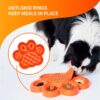 petdreamhouse paw 2 en 1 alimentador lento y almohadilla color naranja