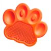 petdreamhouse paw 2 en 1 alimentador lento y almohadilla color naranja