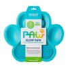 Alimentador lento | Pet Dream House | PAW 2-in-1 | silicona azul