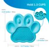 alfombra de lamer petdreamhouse paw 2en1 azul perros y gatos