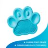 alfombra de lamer petdreamhouse paw 2en1 azul perros y gatos