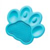 alfombra de lamer petdreamhouse paw 2en1 azul perros y gatos