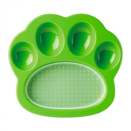 Comedero lento 2 en 1 | Pet Dream House | PDHF012 | Mini de silicona verde