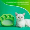 mini alimentador almohadilla para lamer petdreamhouse verde