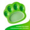 mini alimentador almohadilla para lamer petdreamhouse verde
