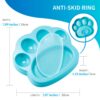 mini alimentador almohadilla para lamer petdreamhouse azul