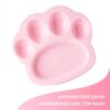 petdreamhouse 586620 mini cuenco de alimentacion lenta paw y alfomb ivory