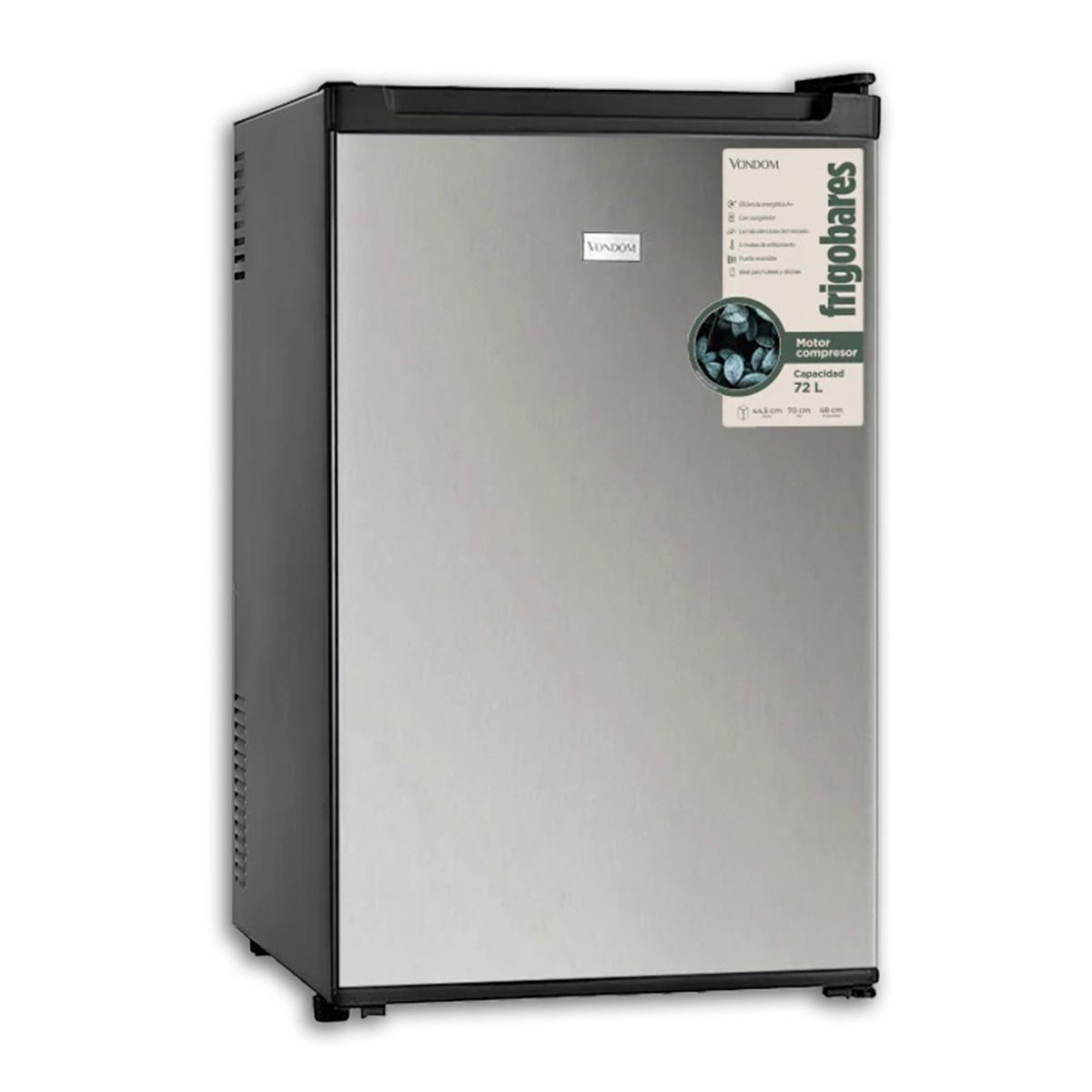 Frigobar | Vondom | RFG170A | 78 L acero inoxidable A+ con compresor Frigobar | Vondom | RFG170A | 78 L acero inoxidable A+ con compresor