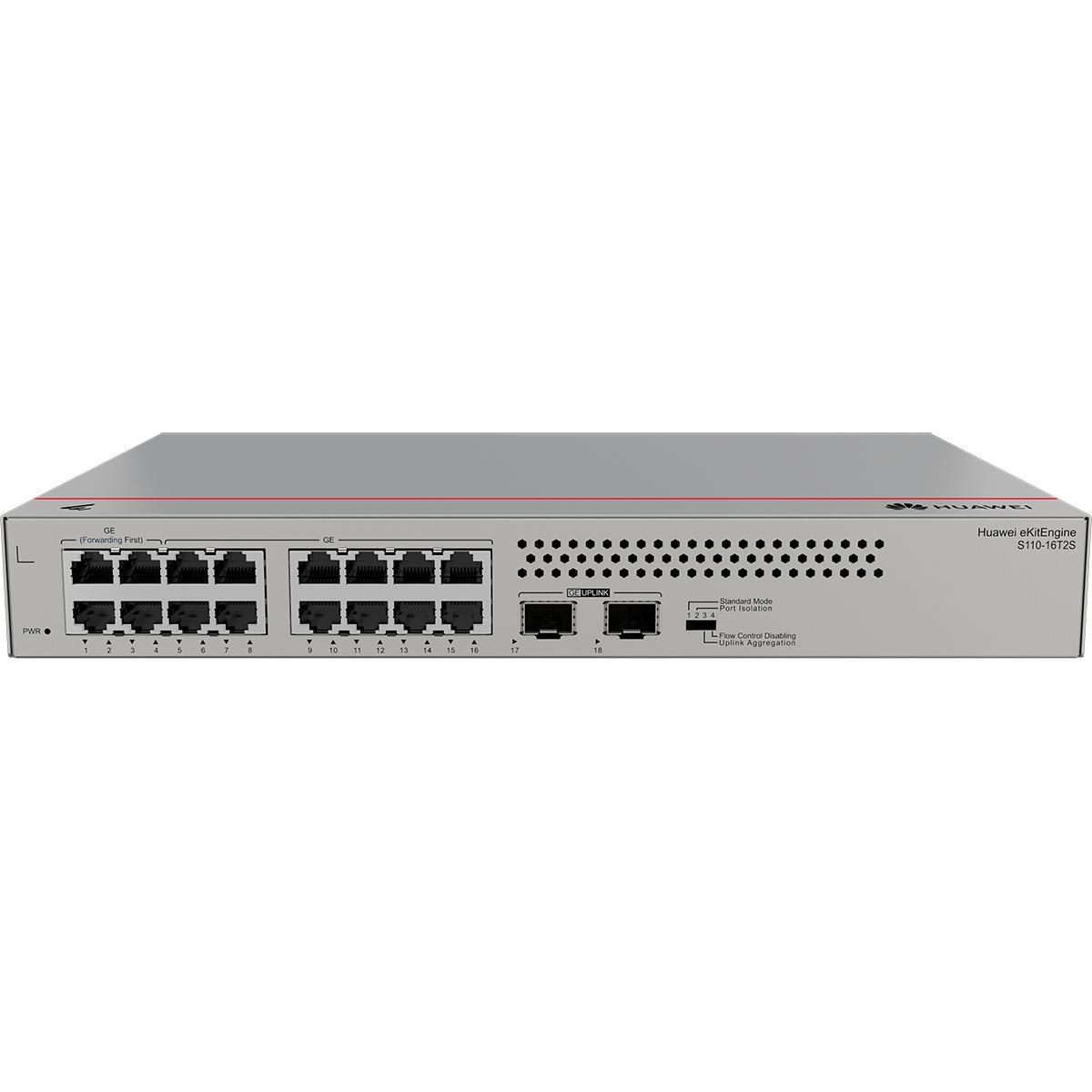 switch huawei ekit s110 16t2s de 16 puertos 26.78 mpps switch huawei ekit s110 16t2s de 16 puertos 26.78 mpps