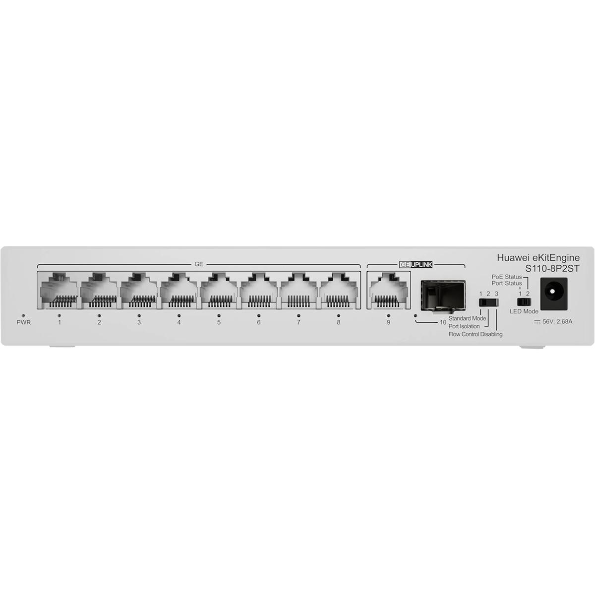 switch huawei ekit s110 8p2st de 8 puertos 14.88 mpps switch huawei ekit s110 8p2st de 8 puertos 14.88 mpps