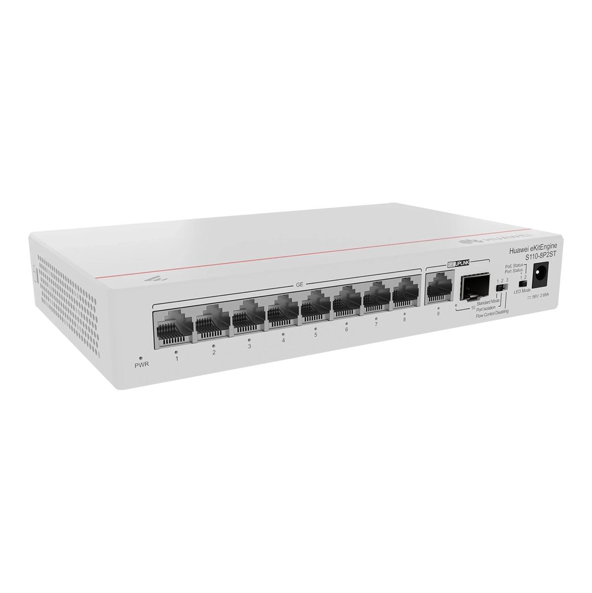 switch huawei ekit s110 8p2st de 8 puertos 14.88 mpps switch huawei ekit s110 8p2st de 8 puertos 14.88 mpps