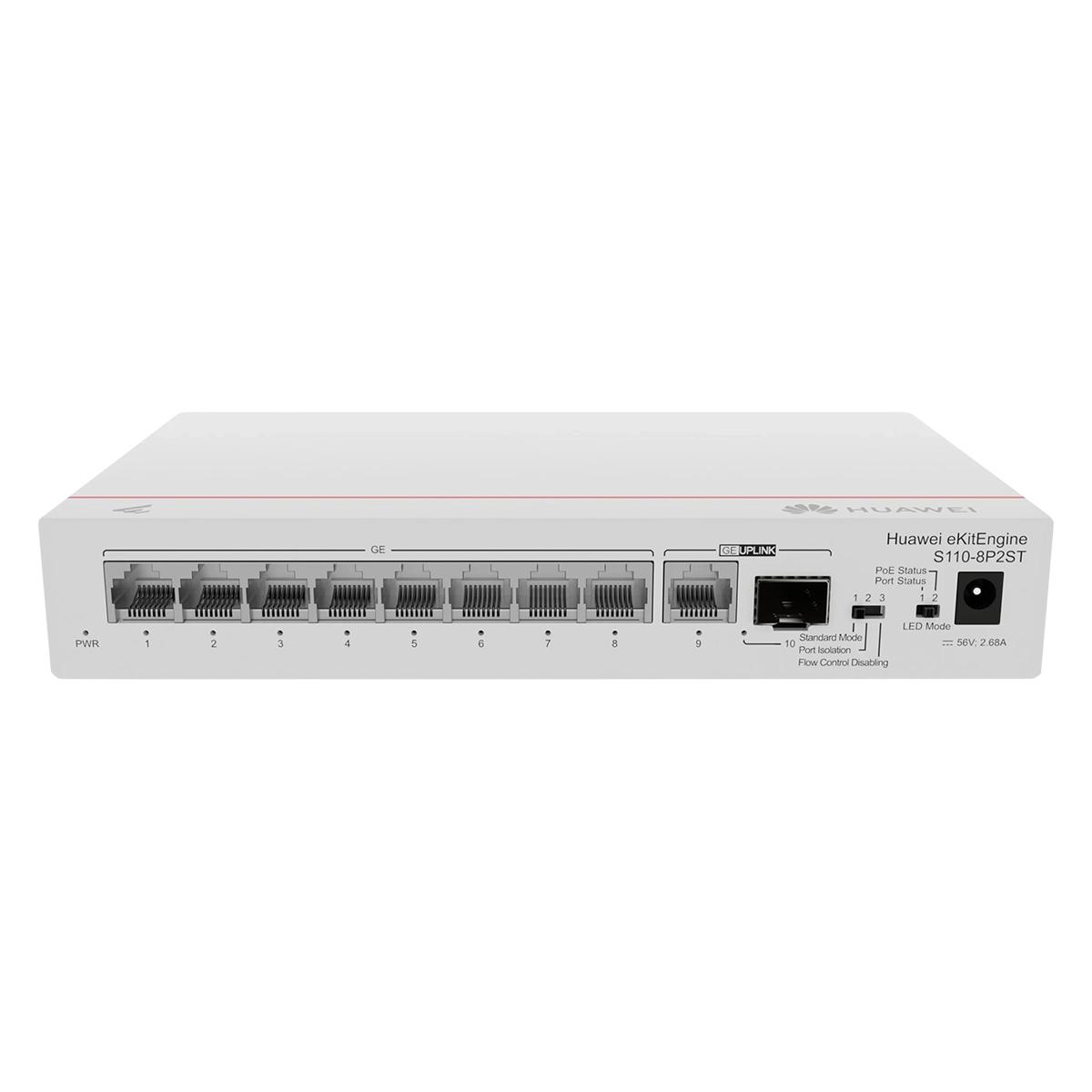 switch huawei ekit s110 8p2st de 8 puertos 14.88 mpps switch huawei ekit s110 8p2st de 8 puertos 14.88 mpps