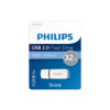 Pendrive | Philips | Snow Edition | 32GB USB 2.0 Gris con Tapa Protectora