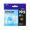 cartucho de tinta epson t195220 al cian