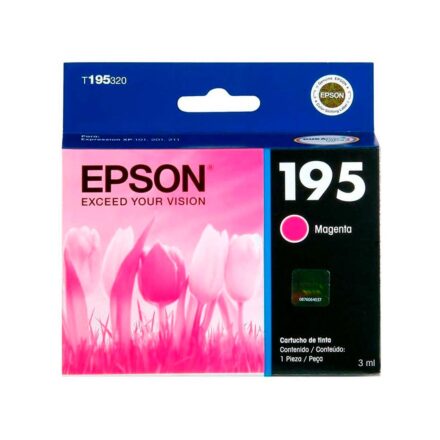 Cartucho de tinta | EPSON | T195 Magenta | Compatible con Expression XP-211
