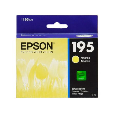 Cartucho de tinta | Epson | T195420-AL | Amarillo compatible XP-101/201/211