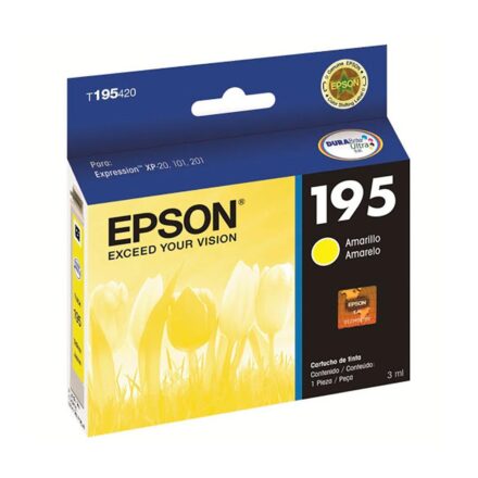 cartucho de tinta epson t195420 al amarillo