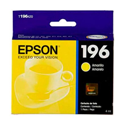 Cartucho de tinta | EPSON | T196420 Amarillo original 4 mL 290 páginas