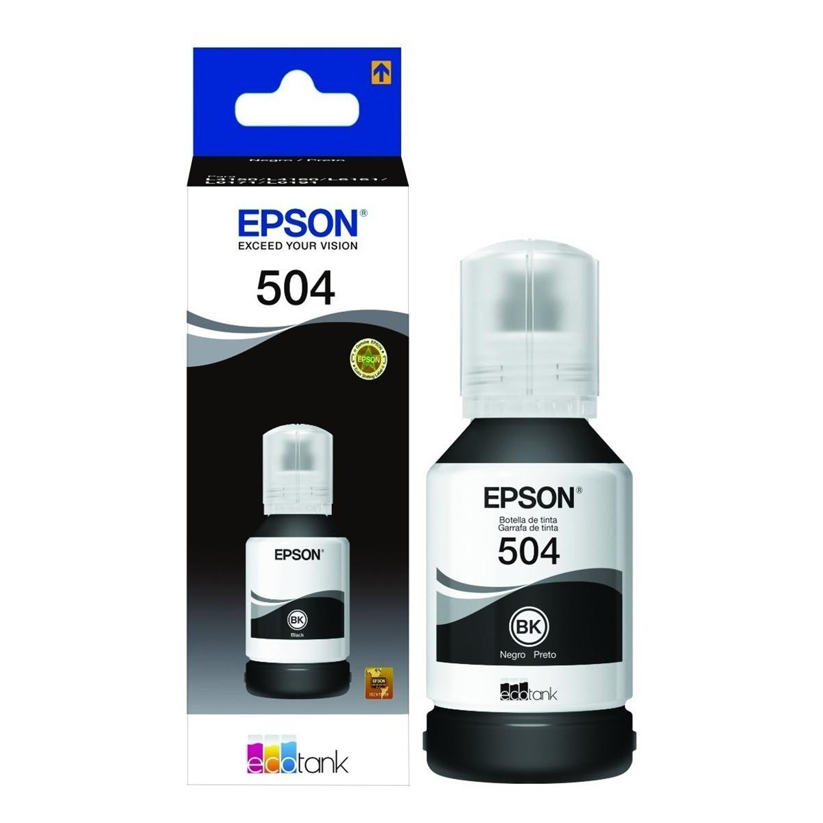Botella de tinta | Epson | T524120-AL | negro para EcoTank Botella de tinta | Epson | T524120-AL | negro para EcoTank