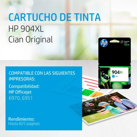 cart hp 904xl cyan