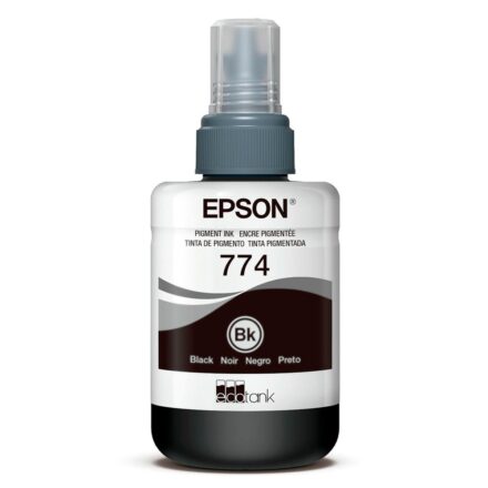 botella de tinta epson t774120 al negro
