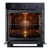 horno electrico empotrable vondom 60 cm negro 73 litros negro