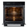 horno electrico vondom empotrable 60 cm 73 litros negro