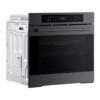 horno eléctrico empotrable pirolítico con air fry 81 l 60cm color negro