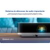 proyector smart portátil ef30 3lcd full hd google tv blanco