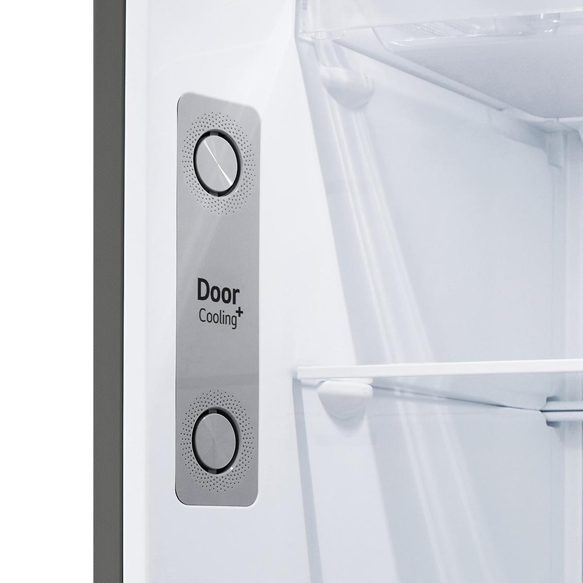 heladera no frost 335l lg smart inverter vt8 basic door cooling plateado heladera no frost 335l lg smart inverter vt8 basic door cooling plateado