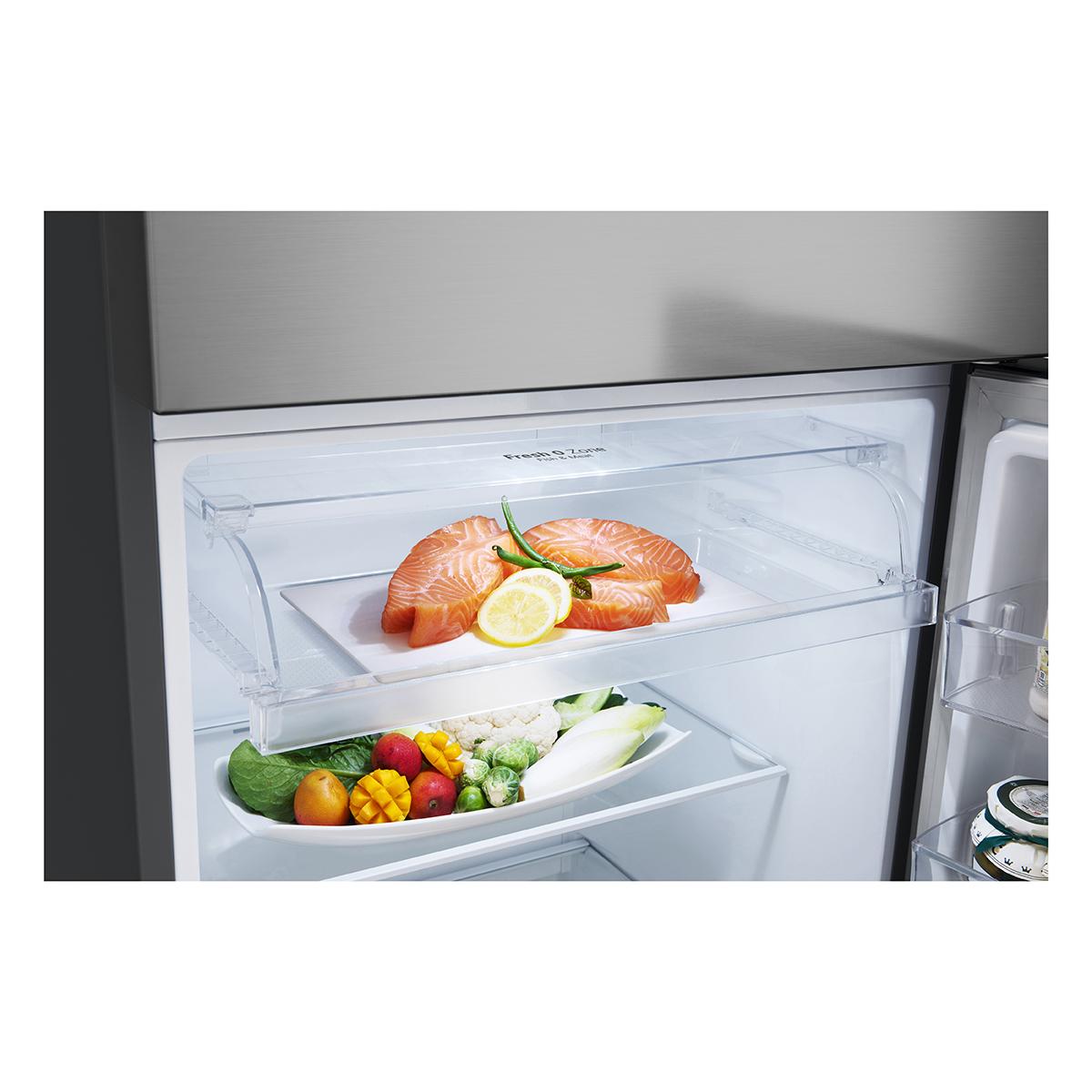 heladera no frost 335l lg smart inverter vt8 basic door cooling plateado heladera no frost 335l lg smart inverter vt8 basic door cooling plateado