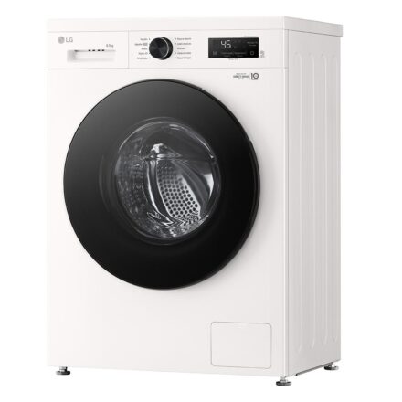 lavarropas automático inverter lg vb f wo 6.5kg 1200rpm carga frontal blanco