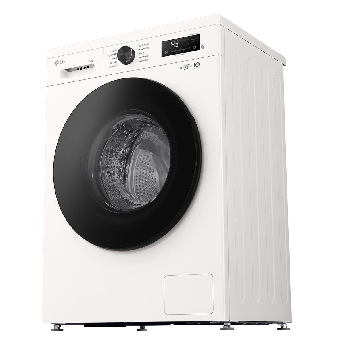 lavarropas automático inverter lg vb f wo 6.5kg 1200rpm carga frontal blanco lavarropas automático inverter lg vb f wo 6.5kg 1200rpm carga frontal blanco