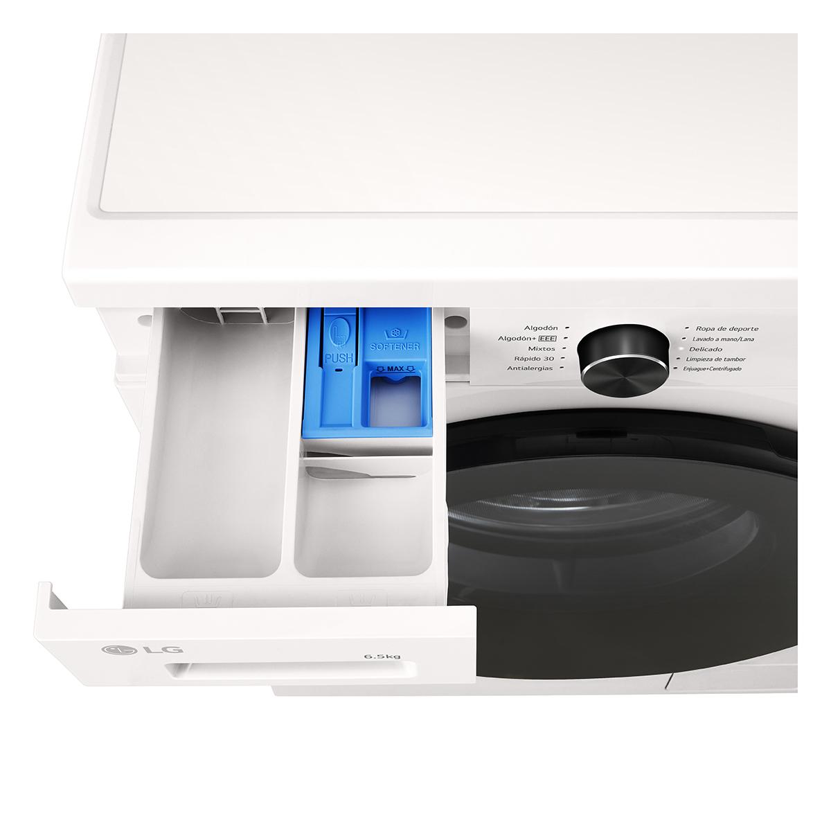lavarropas automático inverter lg vb f wo 6.5kg 1200rpm carga frontal blanco lavarropas automático inverter lg vb f wo 6.5kg 1200rpm carga frontal blanco