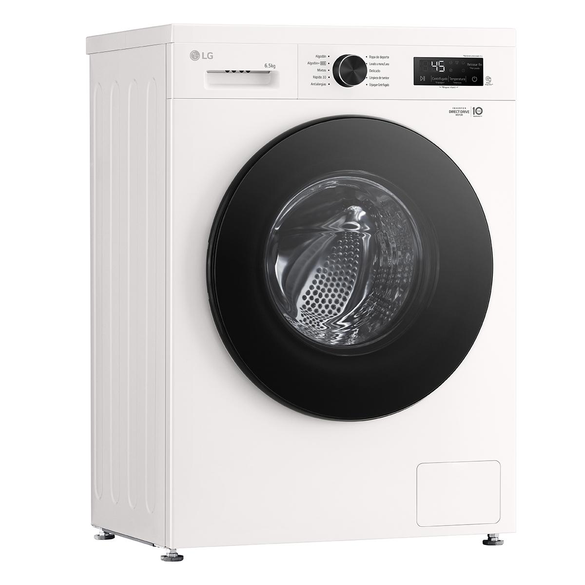lavarropas automático inverter lg vb f wo 6.5kg 1200rpm carga frontal blanco lavarropas automático inverter lg vb f wo 6.5kg 1200rpm carga frontal blanco
