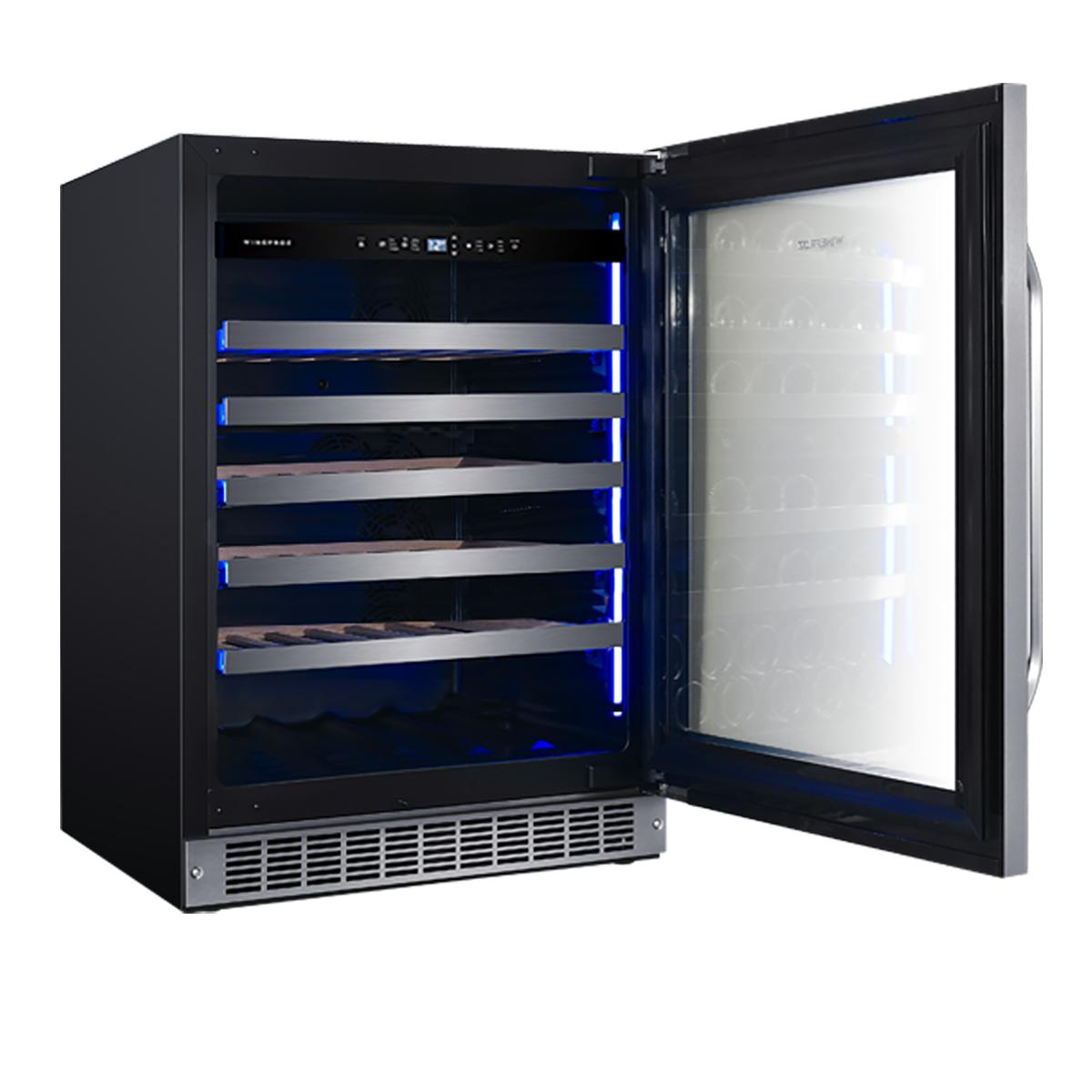 cava winefroz wifi acero inox 46 bot – simple temperatura cava winefroz wifi acero inox 46 bot – simple temperatura