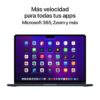 macbookair 13″ apple m2 cpu 8core gpu 10core, 512gb ssd, 24gb ram midnight z1hn0le a