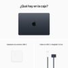 macbookair 13″ apple m2 cpu 8core gpu 10core, 512gb ssd, 24gb ram midnight z1hn0le a