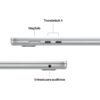 macbook air 15″ apple m5 cpu 10core gpu 10core, 512gb ssd, 32gb ram silver 35w