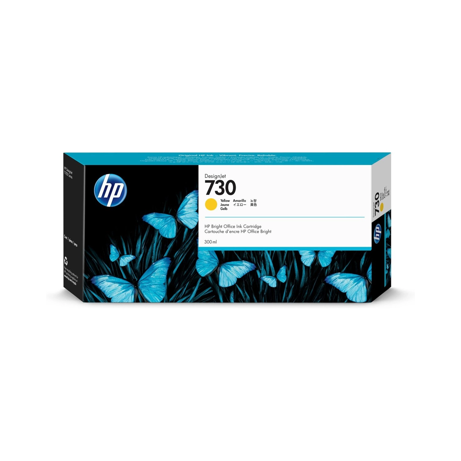 Cartucho de tinta | HP | 730 Yellow DesignJet 300 ml alta capacidad Cartucho de tinta | HP | 730 Yellow DesignJet 300 ml alta capacidad
