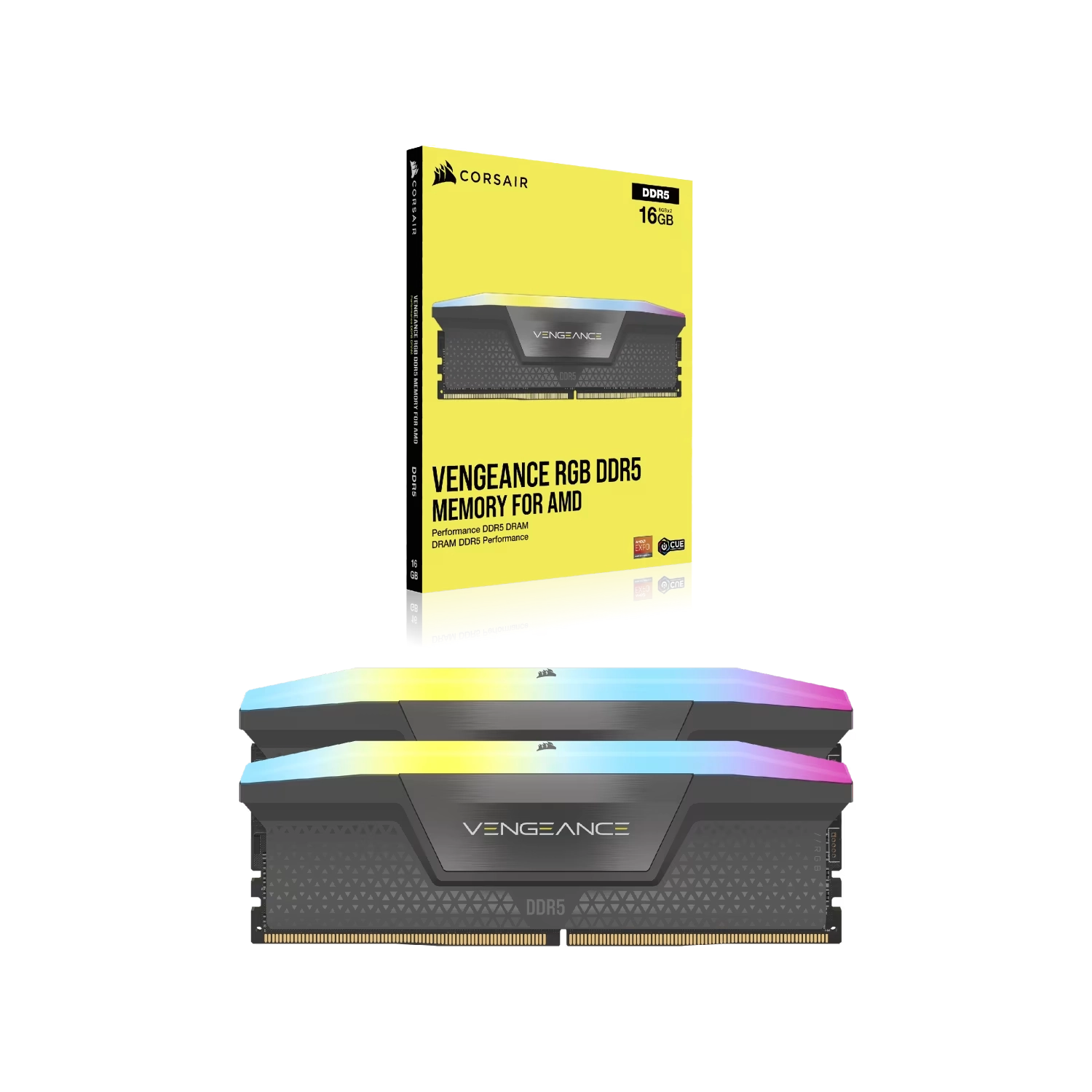Memoria RAM | Corsair | CMH32GX5M2B6000Z30K | 32GB DDR5 6000 RGB CL30 - 4 Memoria RAM | Corsair | CMH32GX5M2B6000Z30K | 32GB DDR5 6000 RGB CL30
