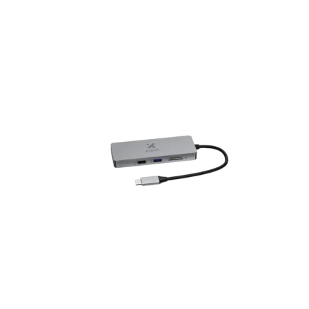Adaptador multipuerto 5 en 1 | Xtech | XTC-564 | USB-C, 17 cm